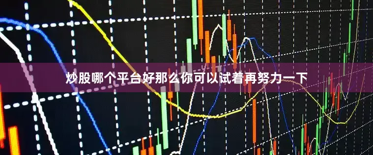 炒股哪个平台好那么你可以试着再努力一下