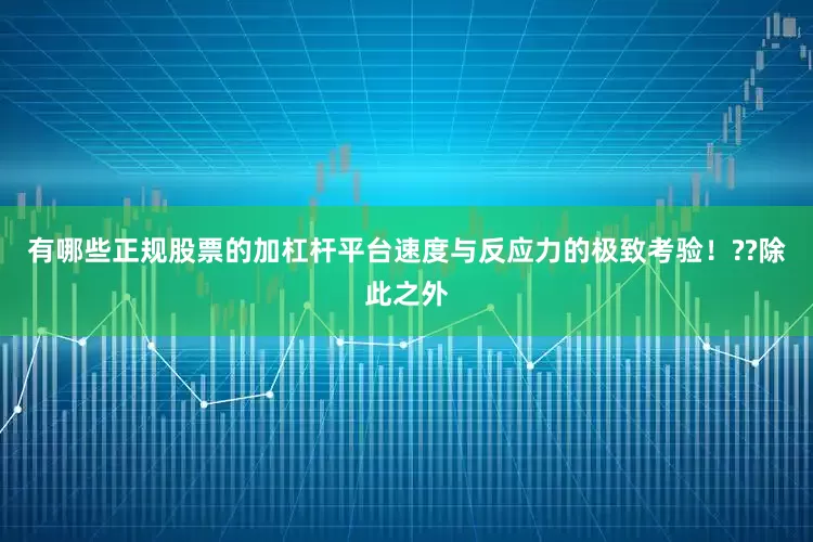 有哪些正规股票的加杠杆平台速度与反应力的极致考验！??除此之外